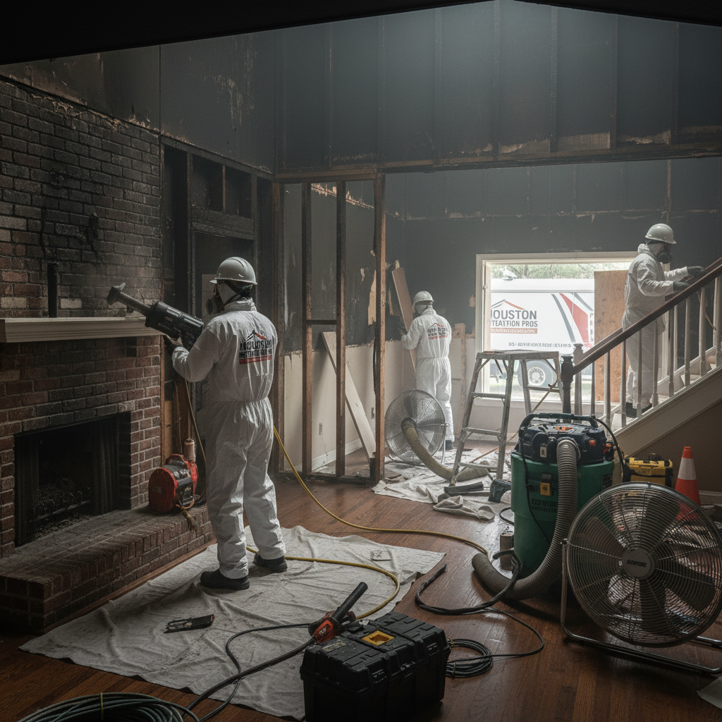 Fire & Smoke Damage Restoration - Tell Projects Humble TX