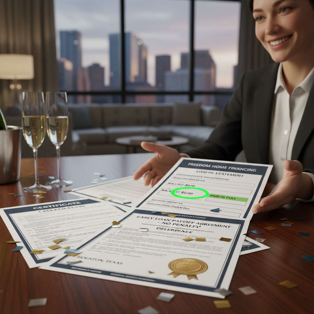 No-Penalty Early Payoff Options - Tell Projects Humble TX