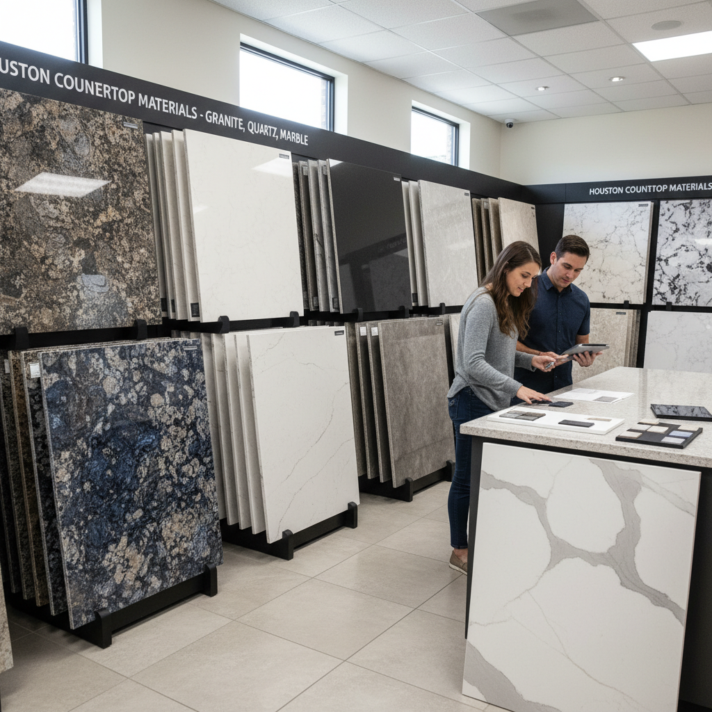 Countertop Material Selection - Tell Projects Humble TX