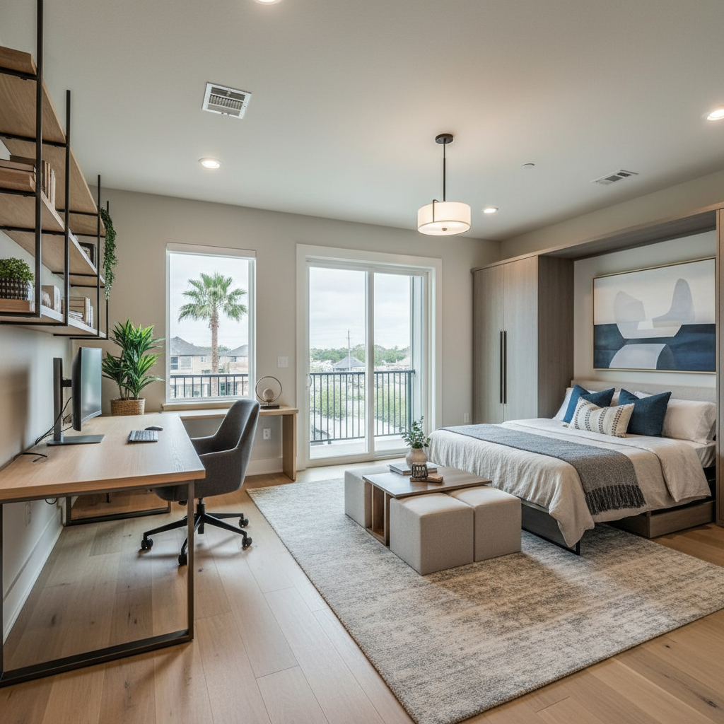 Multi-Purpose Room Design - Tell Projects Humble TX